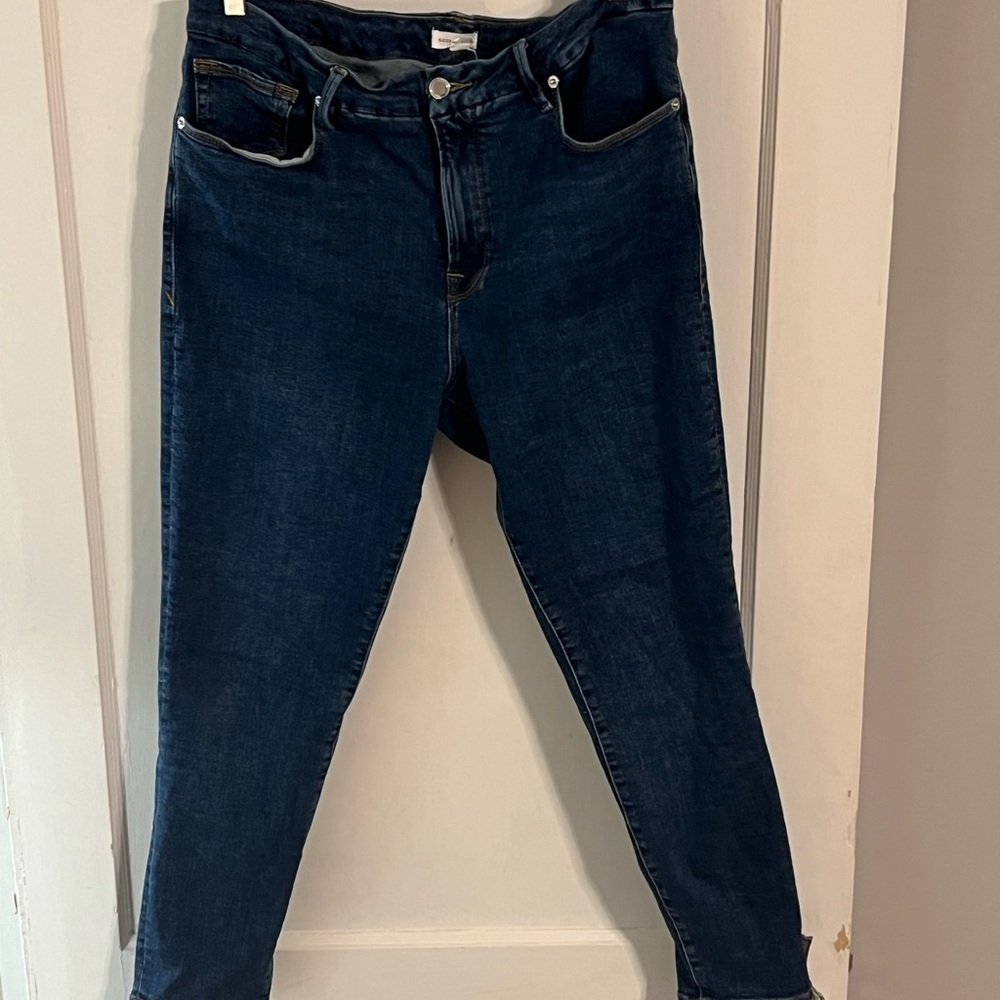 Good American Dark Blue Skinny Jeans